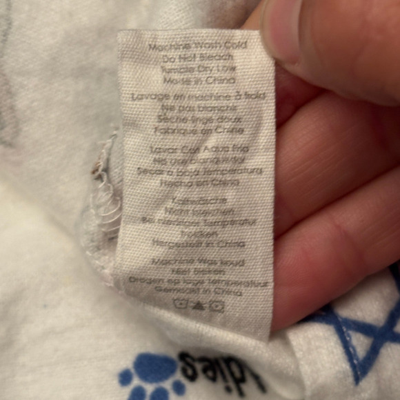 P.J. Salvage Loungewear Flannels Pajama Pj Set Happy Pawnukkah Print Size Medium - Picture 12 of 13